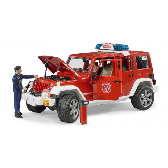 Jeep Rubicon tűzoltóautó tűzoltóval