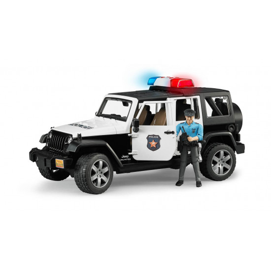 Jeep Wrangler Unlimited Rubicon rendőrautó rendőrrel
